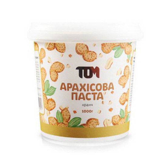 Арахісова Паста (1 kg, кранч) 000012663 фото