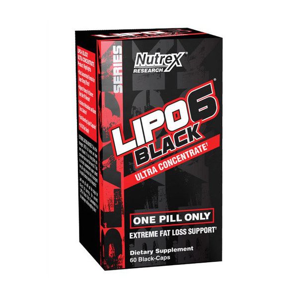 Lipo 6 black Ultra Concentrate (60 black-caps) 000002382 фото