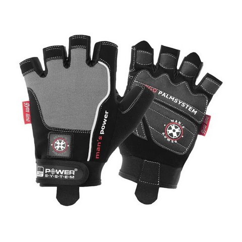 Mans Power Gloves Grey 2580GR (L size) 000024739 фото